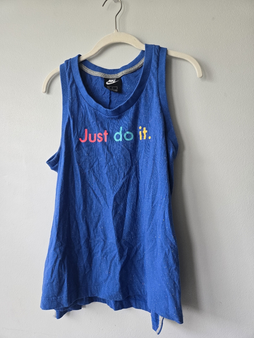Nike Blue Tank Top njust Do It Medium